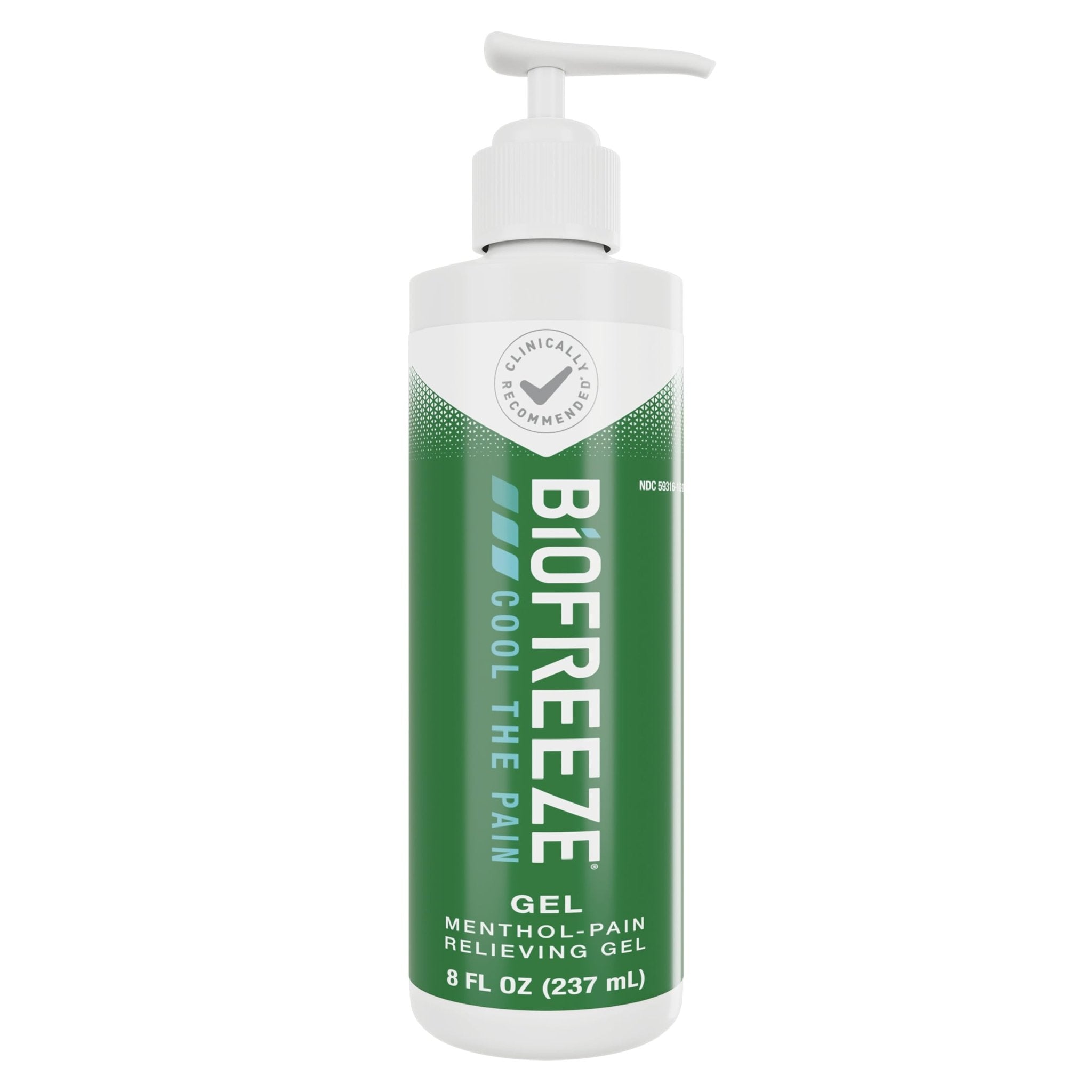 Biofreeze Pain Relief Gel, Arthritis Pain Reliver, Knee & Lower Back Pain Relief, Sore Muscle Relief, Neck Pain Relief, Pharmacist Recommended, 8 FL OZ Biofreeze Menthol Gel - TrustMedUSA
