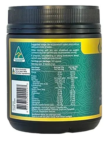 BioGenesis Chlorella Tablets, 600 Tablet Count (500mg) - TrustMedUSA