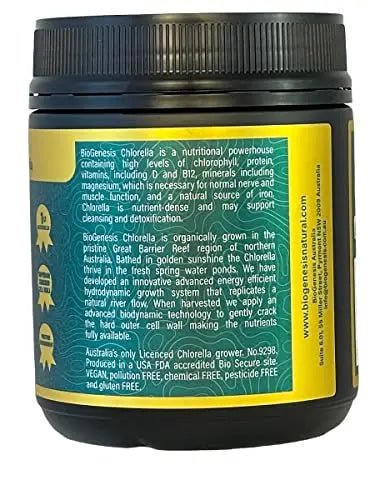 BioGenesis Chlorella Tablets, 600 Tablet Count (500mg) - TrustMedUSA