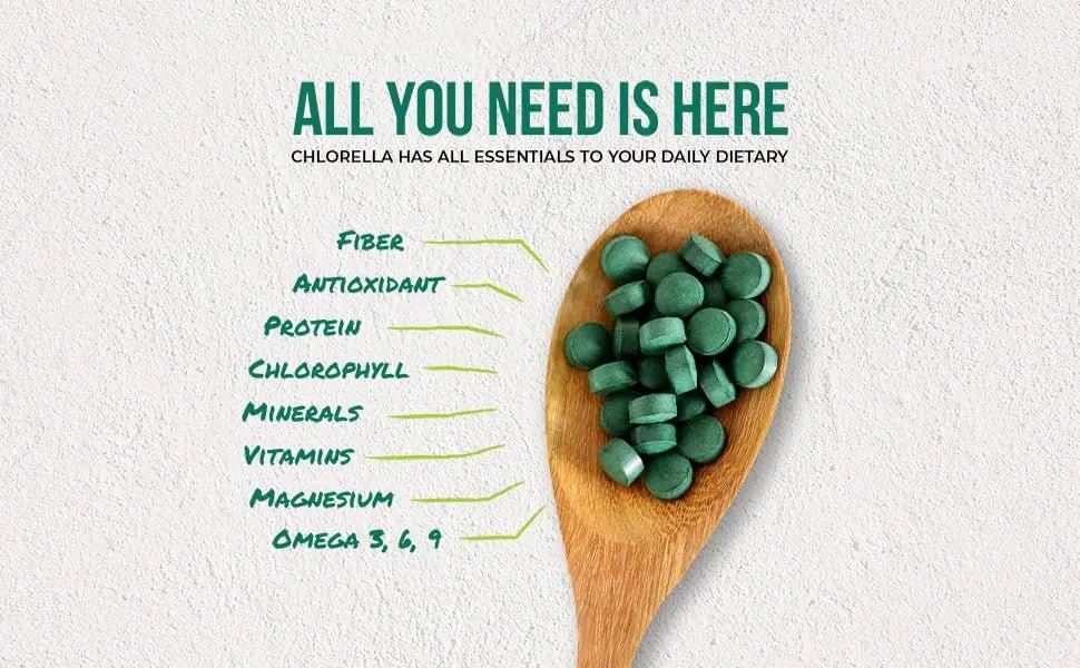 Biogenesis Organic Chlorella Tablets | Australian Grown | Chlorophyll-Rich - TrustMedUSA