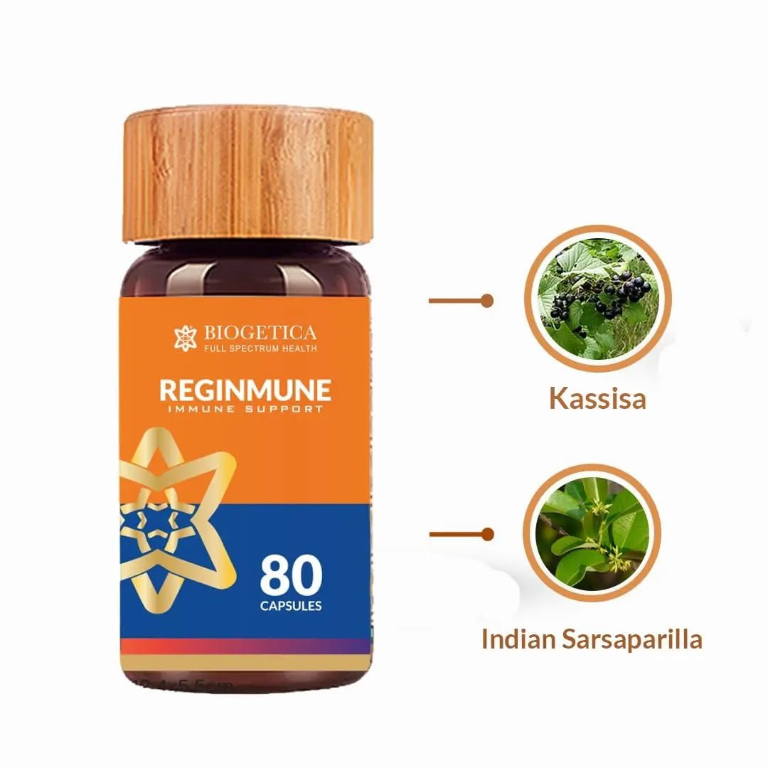 Biogetica Reginmune - Natural Immune Support Care Daily Boost Immune System Booster - 80 Capsules - TrustMedUSA