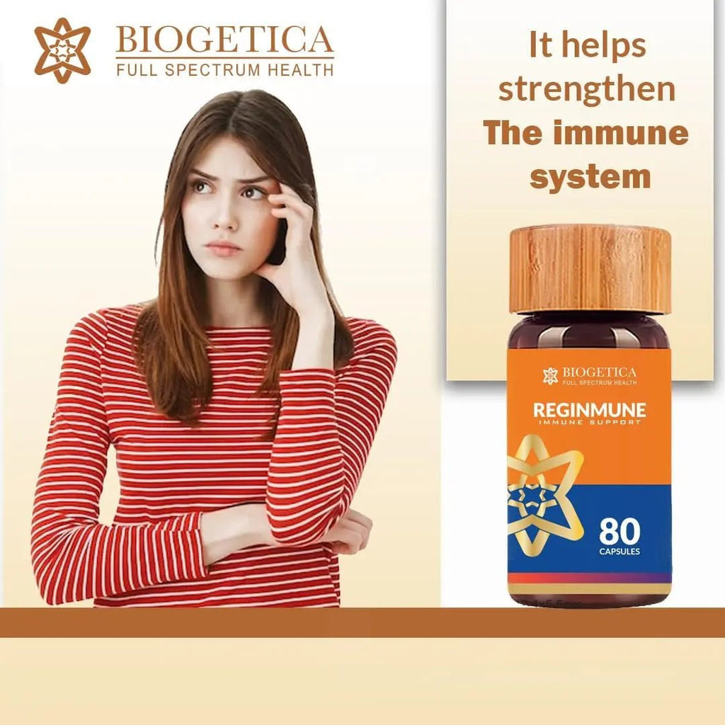 Biogetica Reginmune - Natural Immune Support Care Daily Boost Immune System Booster - 80 Capsules - TrustMedUSA