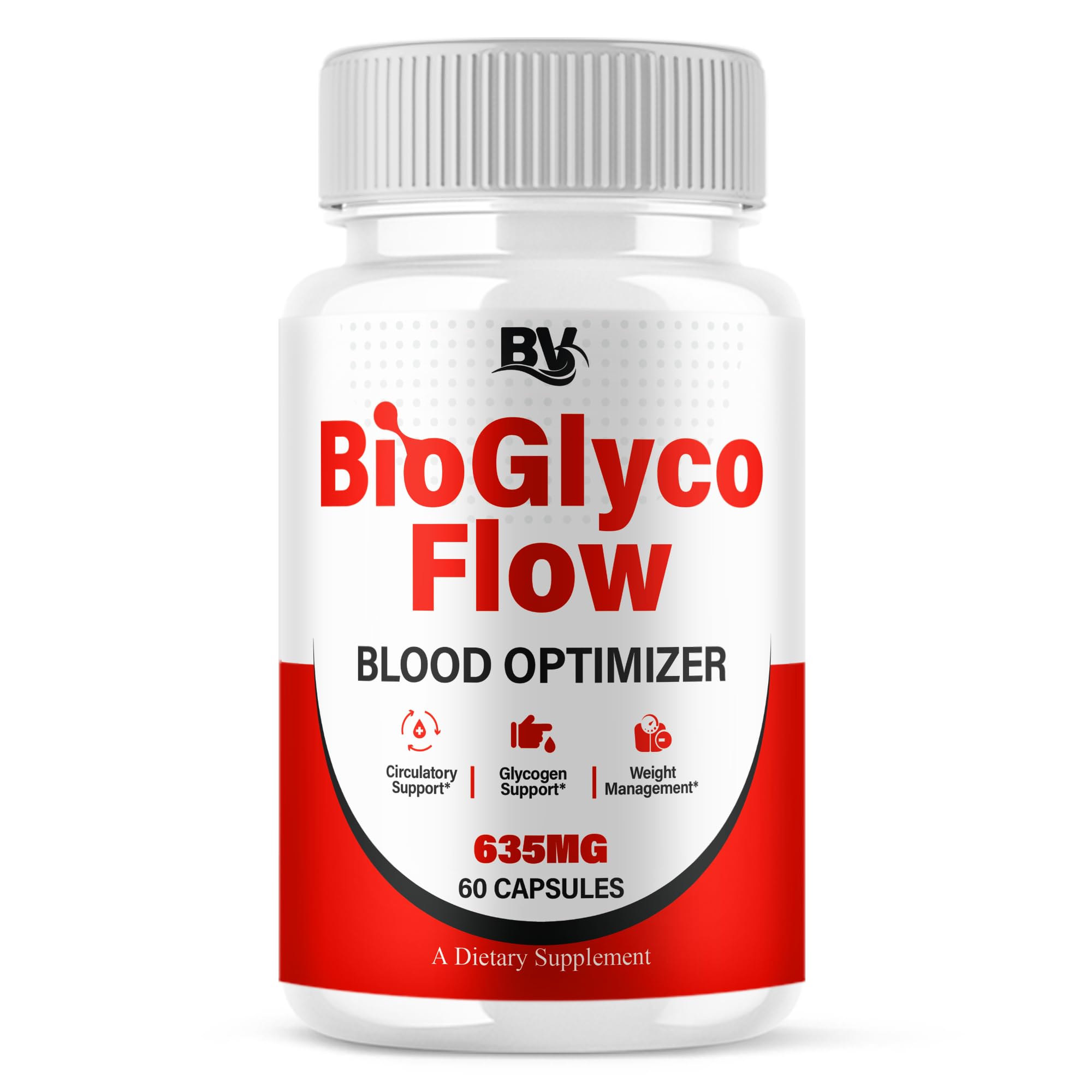 BioGlyco Flow Advanced Daily Multivitamin Health Support and All Natural Wellness Supplement Formula, BioGlyco Flow Premium Health and Wellness Support Formula Supplement (1 Pack - 60 Capsules) - TrustMedUSA