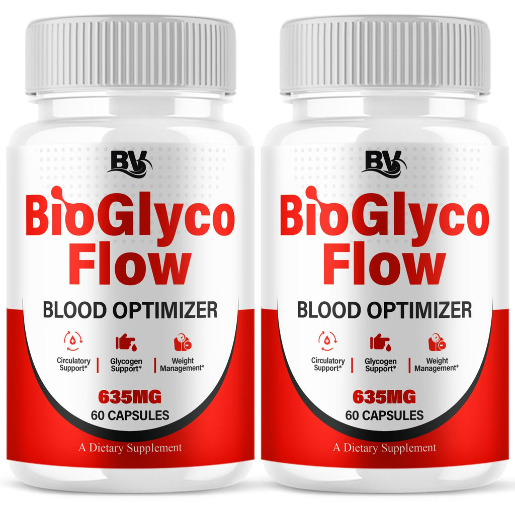 BioGlyco Flow Advanced Daily Multivitamin Health Support and All Natural Wellness Supplement Formula, BioGlyco Flow Premium Health and Wellness Support Formula Supplement (2 Pack - 120 Capsules) - TrustMedUSA