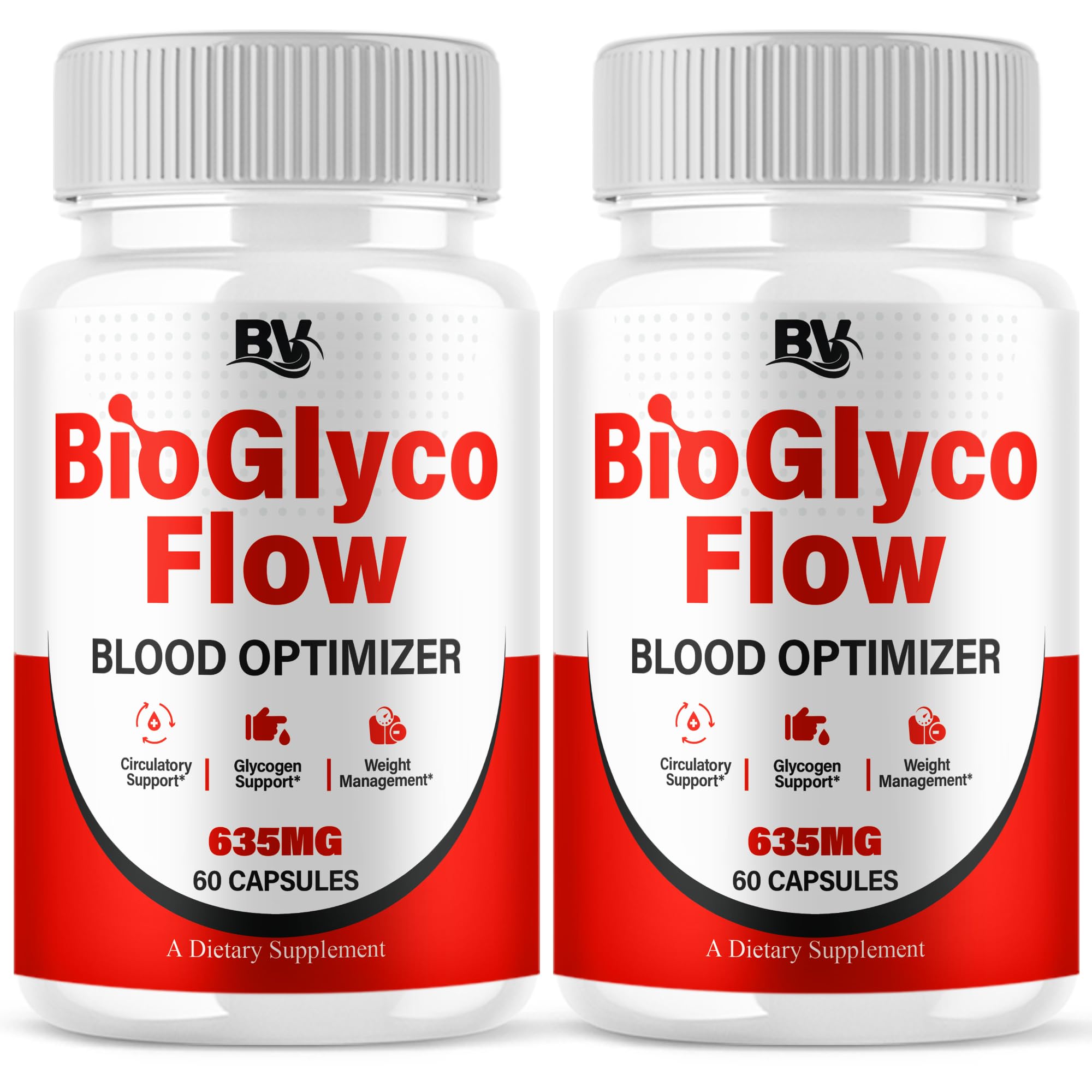 BioGlyco Flow Advanced Daily Multivitamin Health Support and All Natural Wellness Supplement Formula, BioGlyco Flow Premium Health and Wellness Support Formula Supplement (2 Pack - 120 Capsules) - TrustMedUSA