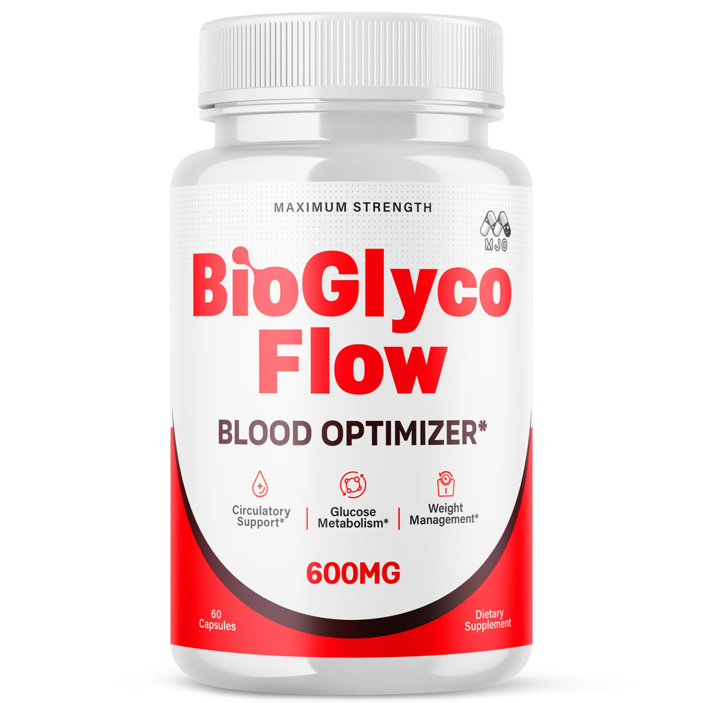 BioGlyco Flow Capsules, Official BioGlyco Flow Pills with All Natural Ingredients, Advanced Overall Health & Wellness Support in a Vitamin Supplement with Maximum Strength Multivitamins (60 Capsules) - TrustMedUSA