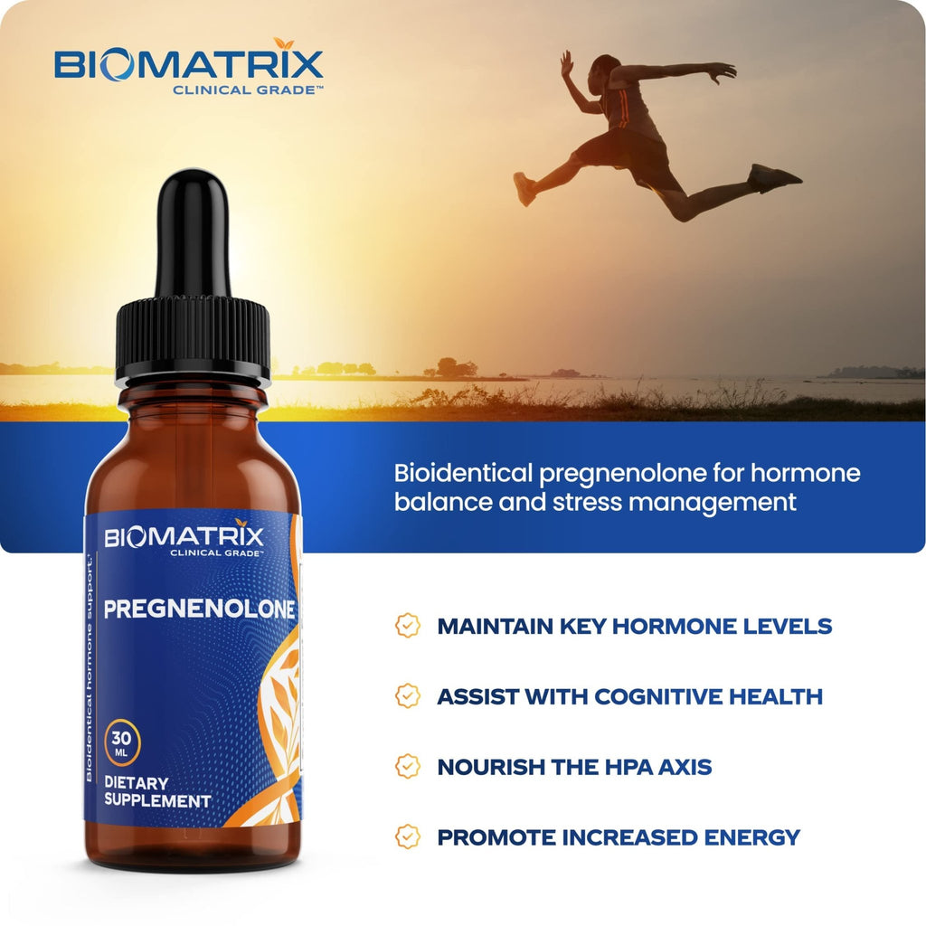 BioMatrix Pregnenolone 2.4 mg Per Dose, 1,200 mg Total (Equivalent to 3,000 mg of Oral - TrustMedUSA