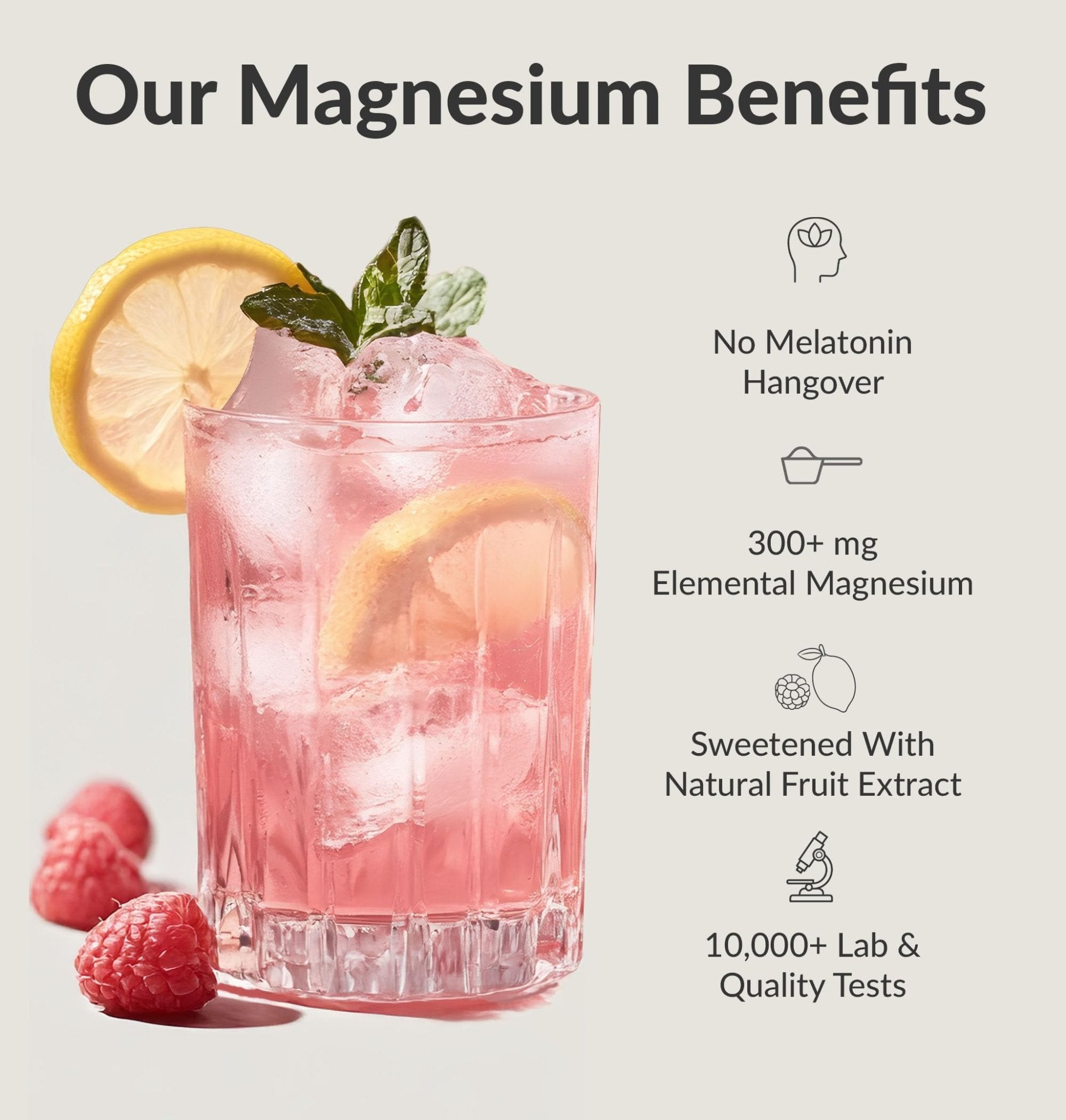 BIOptimizers Magnesium Breakthrough Drink - 8 Forms of Magnesium, Electrolytes, Sleep Health, Stress, Muscle Recovery, Heart Support | Glycinate, - TrustMedUSA