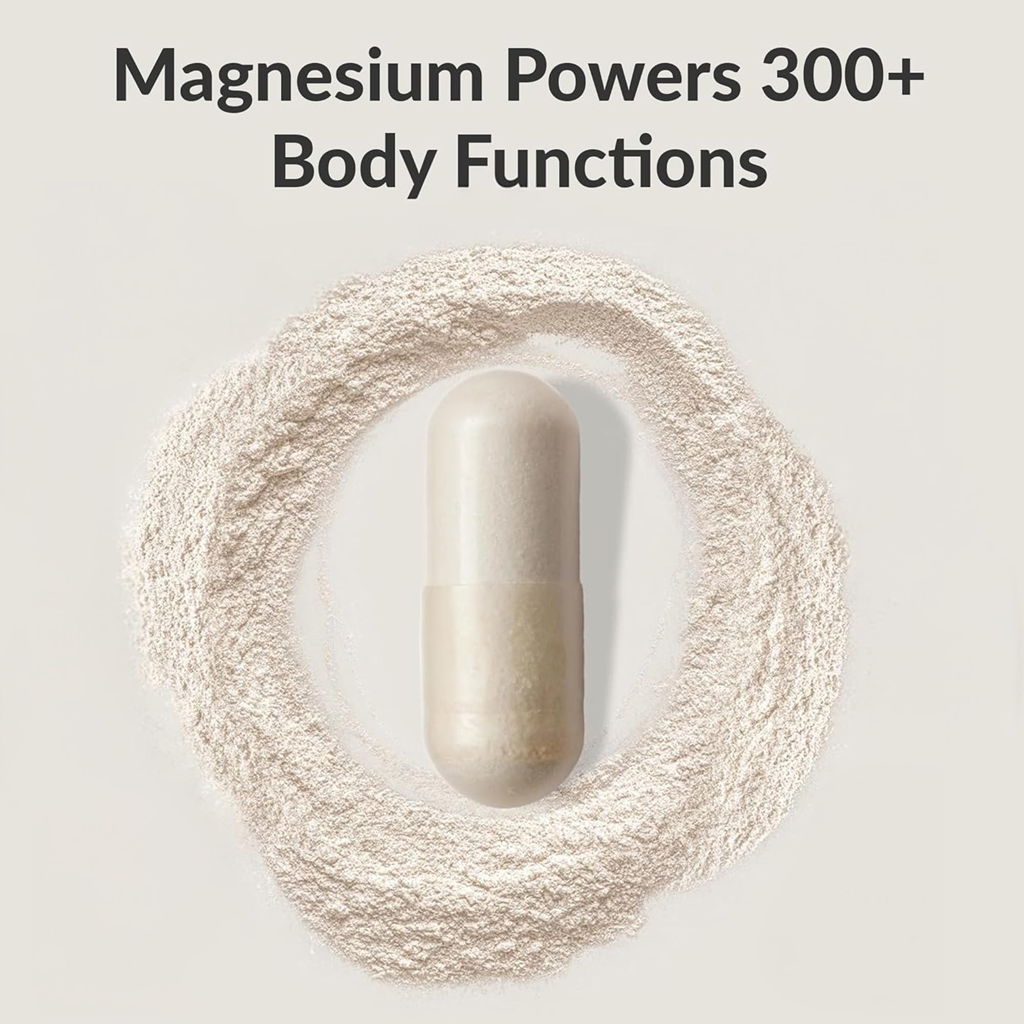 BIOptimizers Magnesium Breakthrough Supplement with 500mg - 7 Forms of Magnesium: Glycinate, Malate, Citrate, and More - Natural Support for Sleep and Cognitive Function -30 Capsules- Calming Vitamins - TrustMedUSA