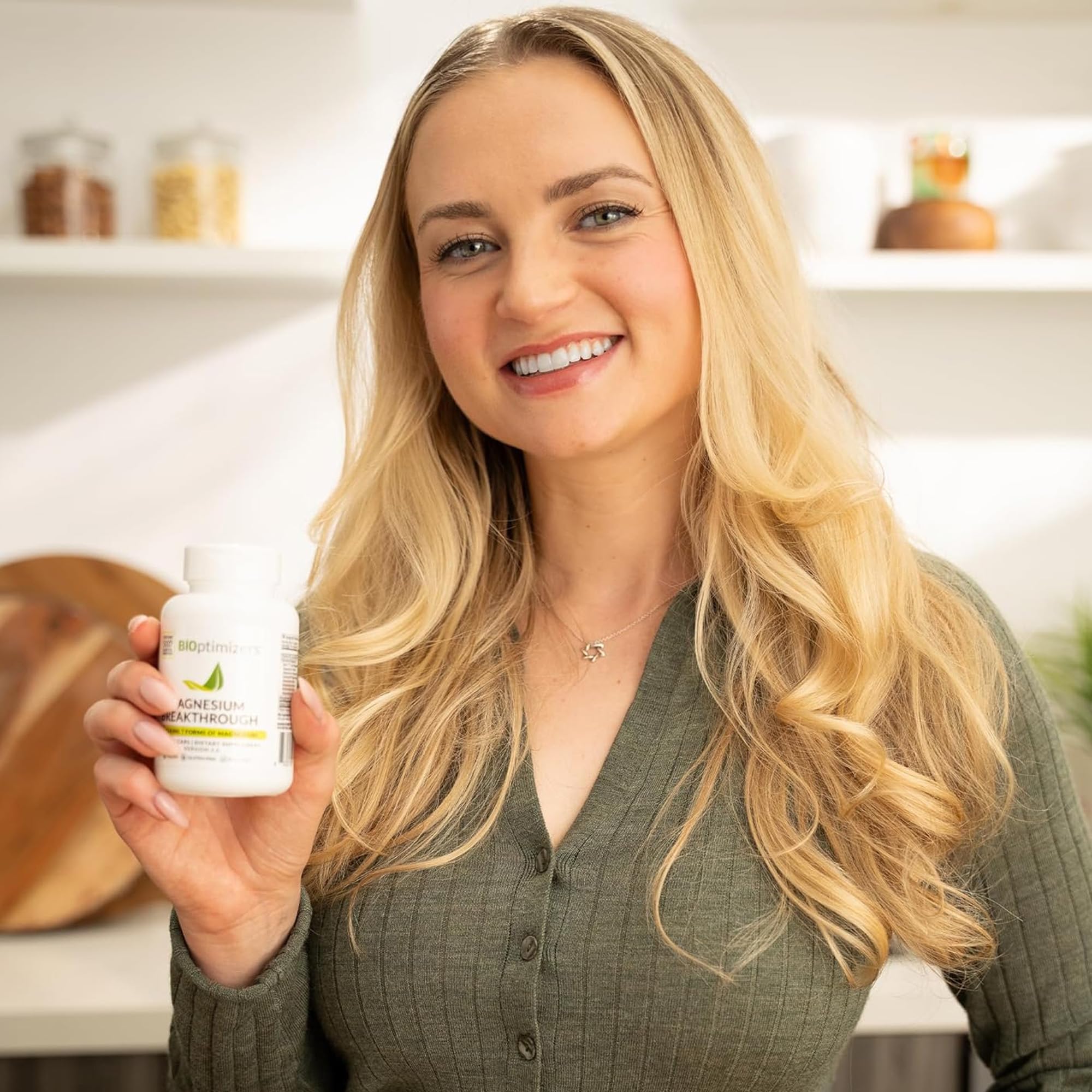 BIOptimizers Magnesium Breakthrough Supplement with 500mg - 7 Forms of Magnesium: Glycinate, Malate, Citrate, and More - Natural Support for Sleep and Cognitive Function -30 Capsules- Calming Vitamins - TrustMedUSA