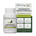 BIOptimizers Magnesium Breakthrough Supplement with 500mg - 7 Forms of Magnesium: Glycinate, Malate, Citrate, and More - Natural Support for Sleep and Cognitive Function -90 Capsules- Calming Vitamins - TrustMedUSA