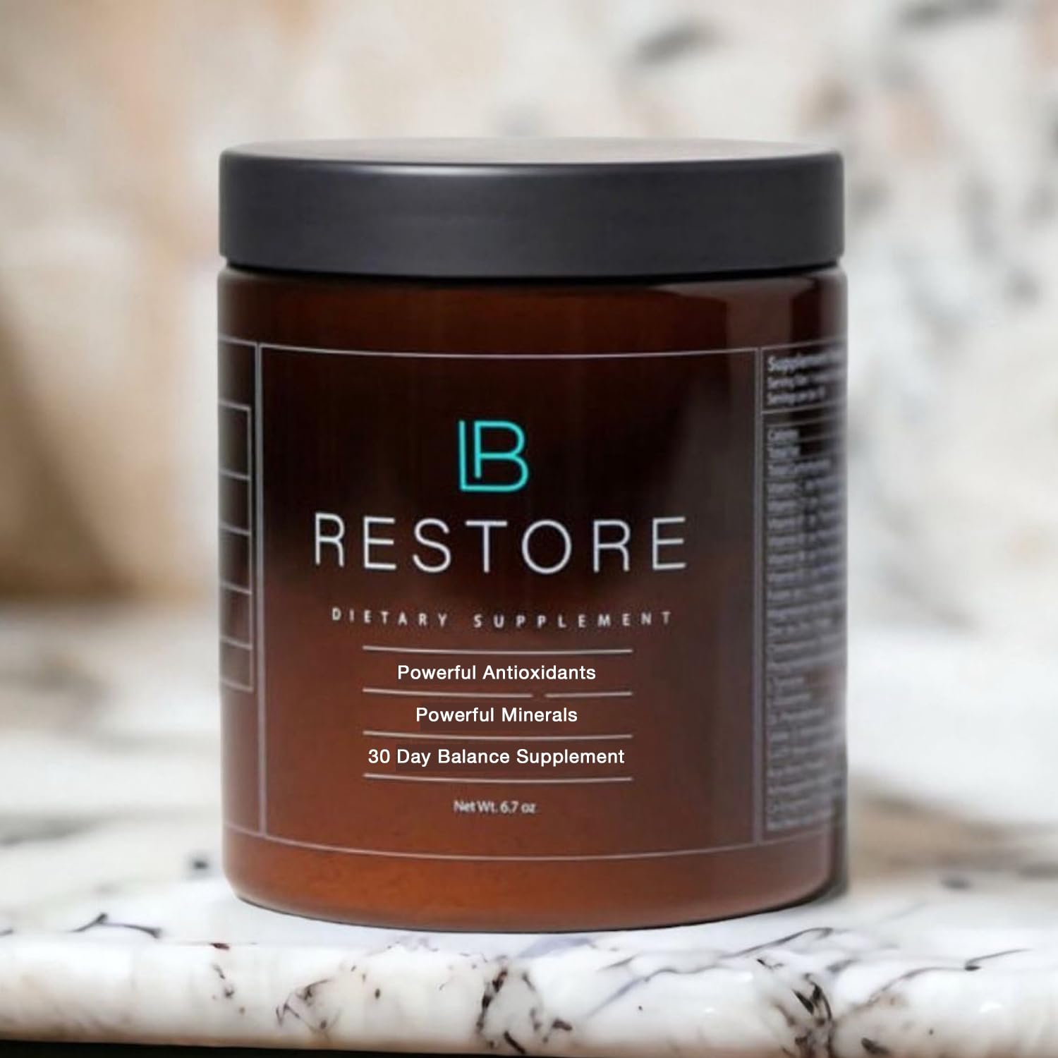 BioRebalance Restore Advanced Multi-Nutrient System Pure Powder Formula - 30 Day Balance Supplement - Contains Powerful Antioxidants, Minerals, Essential Amino & Fatty Acids - TrustMedUSA