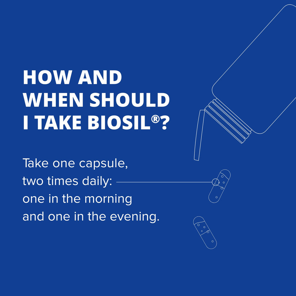 Biosil On Your Game - 60 Veggie Capsules, Pack of 2 - with Patented ch-OSA Complex - Increase Collagen Production for Joint Pain Relief, Flexibility & Range of Motion - GMO Free - 60-Day Supply - TrustMedUSA