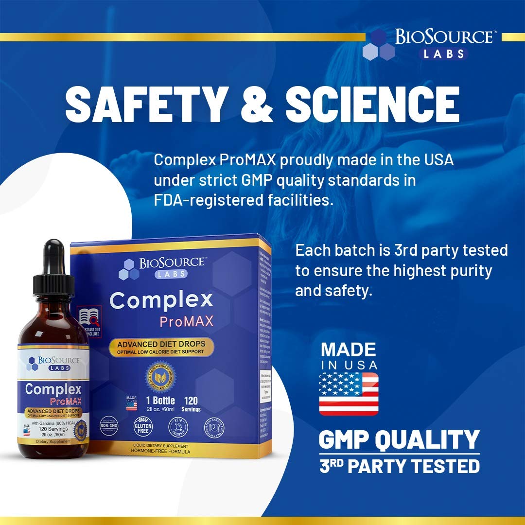 BioSource Labs Complex ProMAX Premium Diet Drops (2 x 2 oz Bottle) - TrustMedUSA