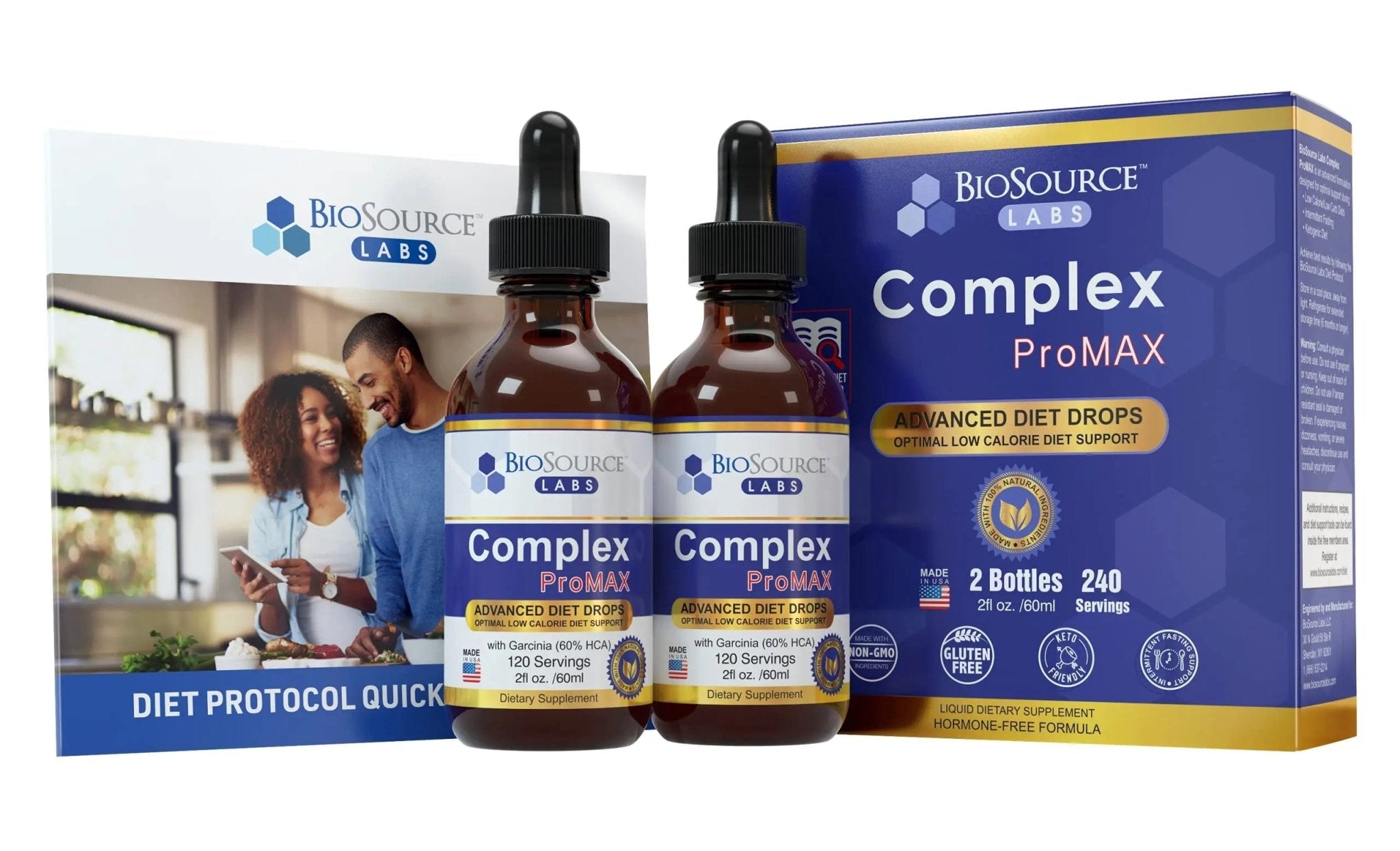 BioSource Labs Complex ProMAX Premium Diet Drops (2 x 2 oz Bottle) - TrustMedUSA