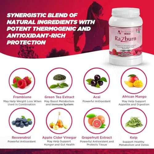 BioSource Labs Razburn – Premium Thermogenic Complex Pills with Natural Ingredients - TrustMedUSA