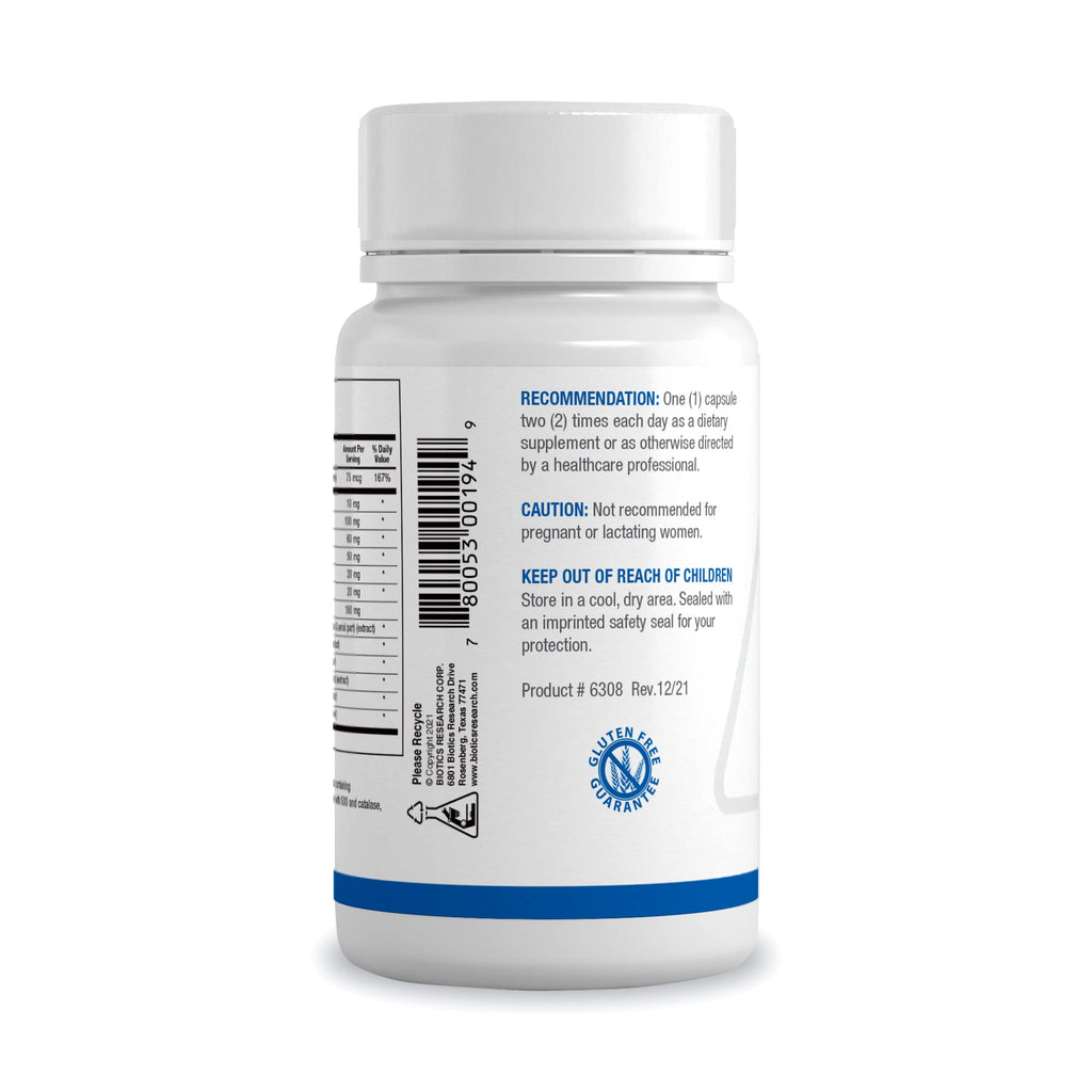 Biotics Research MCS-2 Metabolic Clearing Support, Liver Health, Potent Antioxidant Formula, Milk Thistle, Red Clover, 90 Capsules - TrustMedUSA