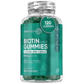 Biotin Gummies 5000mcg - with Vitamin A, B, C, D, E & Selenium – 120 Hair Nails and Skin - TrustMedUSA