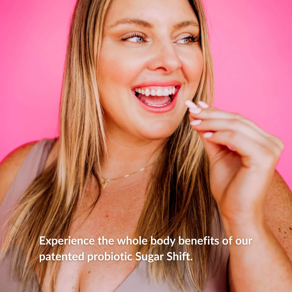BiotiQuest Sugar Shift Probiotic | Helps Decrease Sugar & Carb Cravings and Supports Digestive Balance | 22 Billion CFU | Non-GMO, Gluten-Free, & Vegan | 60 Servings - TrustMedUSA