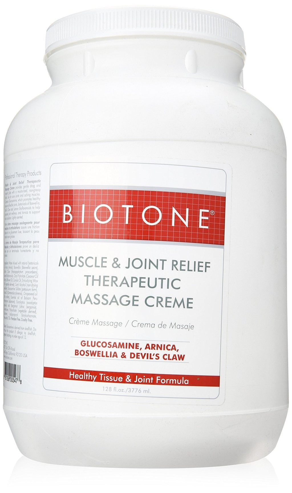 Biotone Muscle & Joint Therapeutic Massage Creme 1Gallon - TrustMedUSA