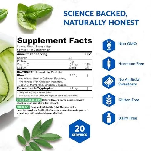 BioTrust Ageless Multi Collagen Peptides Powder – 5 Types (I, II, III, V, X) – Fruit Punch - TrustMedUSA