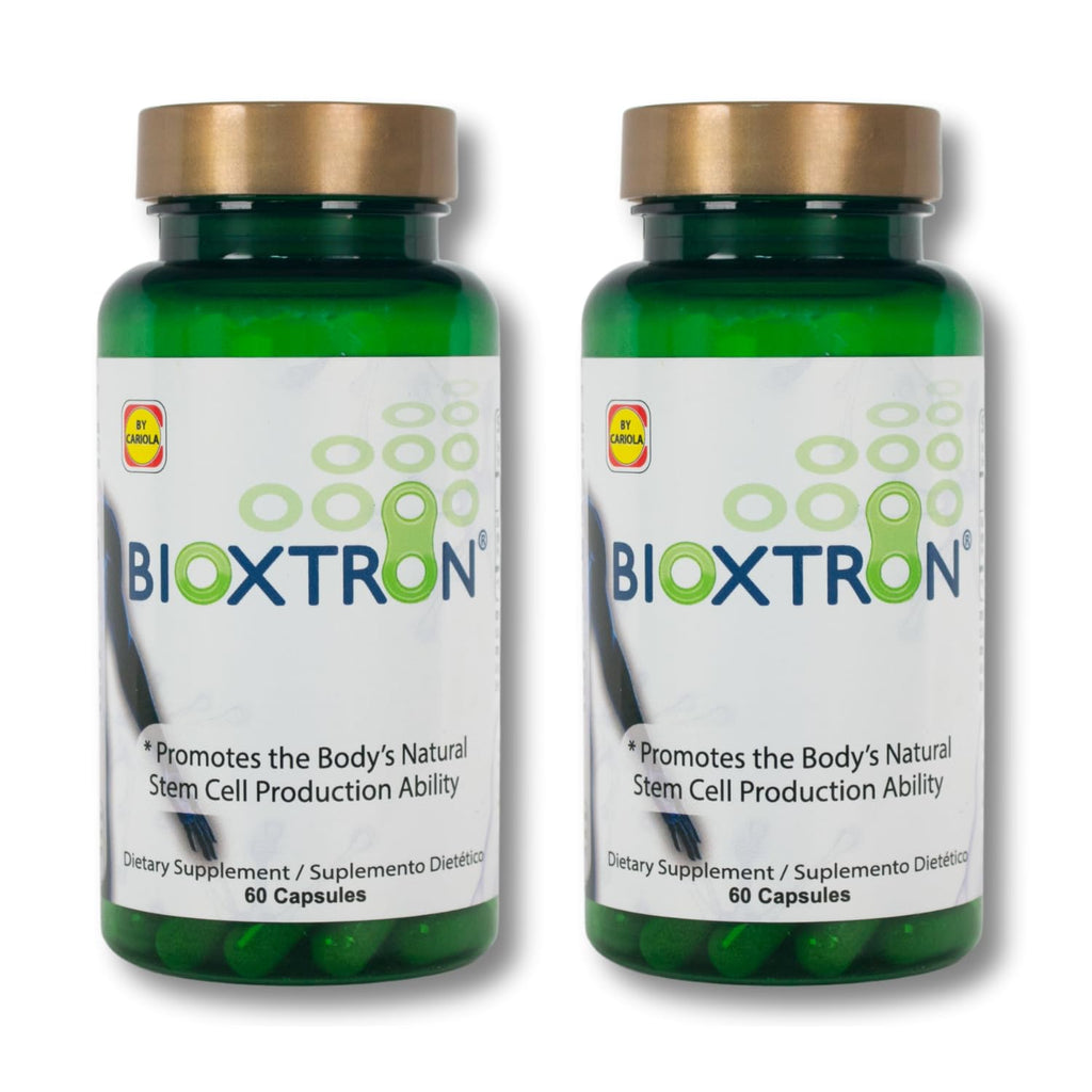 Bioxtron Natural AFA Stem Cell Supplement - Joint Support & Muscle Pain - Immune System Support - Support Energy Levels - Natural Blue Green Algae Spirulina - Pack of 2-120 Caps - TrustMedUSA