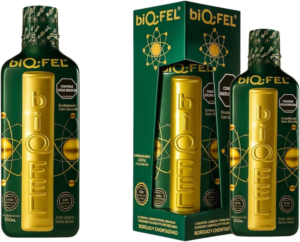 biQ-FEL Daily Multivitamin for Men and Women Liquid Natural Extracts Energy Focus 500ml - TrustMedUSA