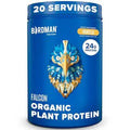 BIRDMAN Falcon Organic Vegan Protein Powder Vanilla, 24g Protein, Sugar Free, Probiotics - TrustMedUSA
