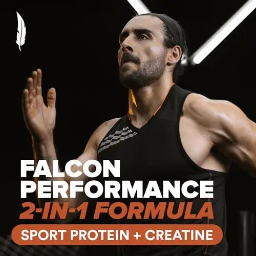 Birdman Falcon Performance Vegan Protein Powder, 31g Protein, 5g Creatine, 5g BCAA - TrustMedUSA