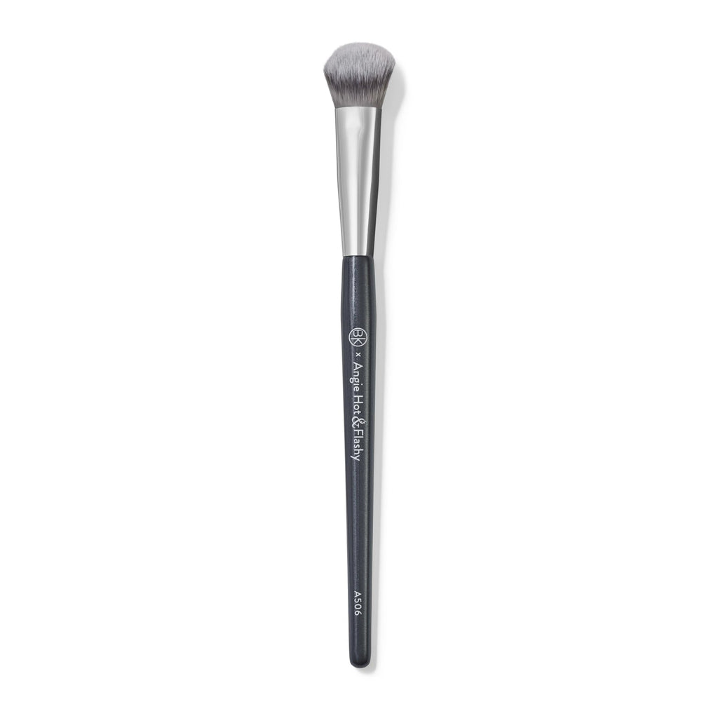 BK BEAUTY BRUSHES - ANGIE HOT & FLASHY A506 CONCEALER - Viral "Kitten Paw" Face Brush - Under-Eye Concealing and Contouring - Makeup Brushes - TrustMedUSA
