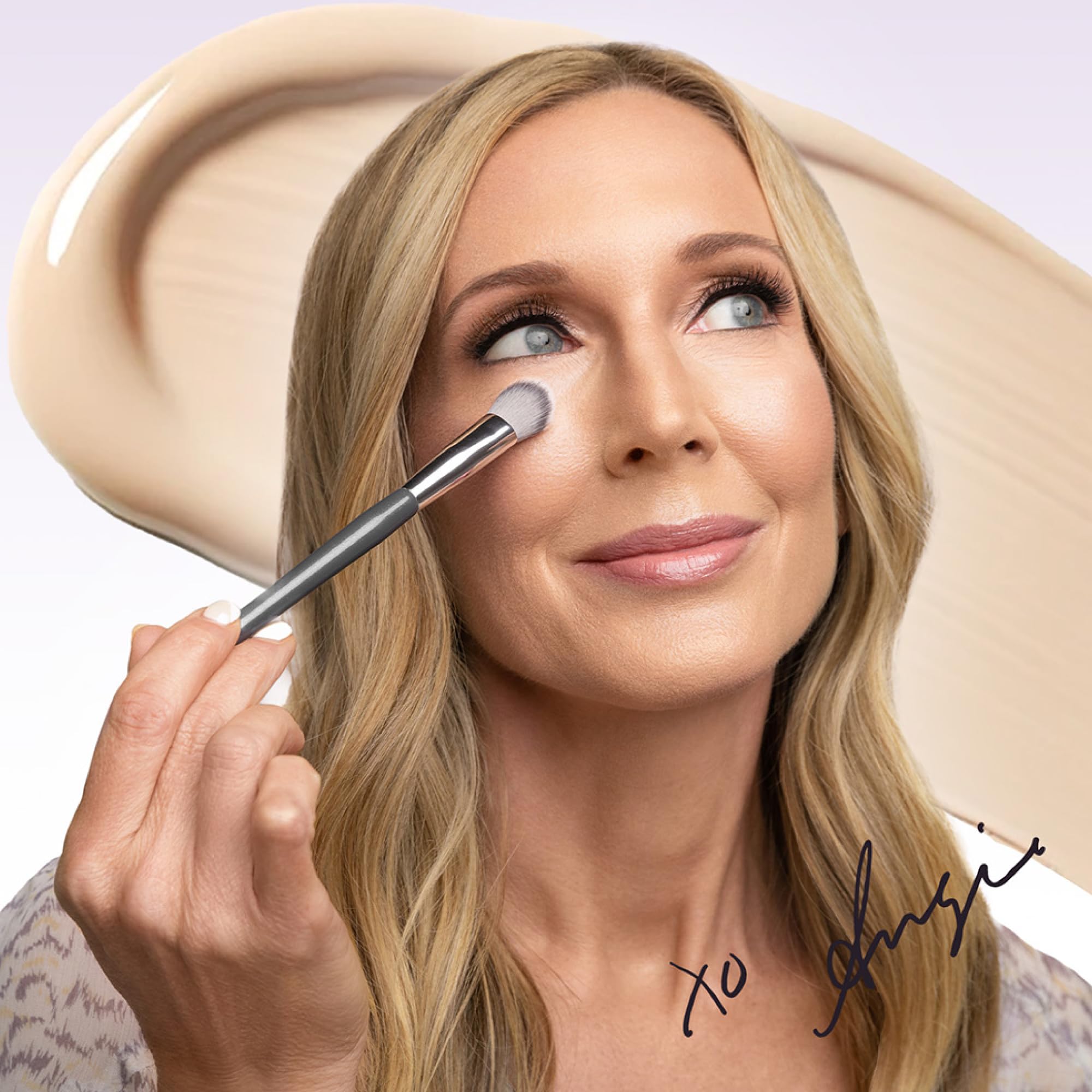 BK BEAUTY BRUSHES - ANGIE HOT & FLASHY A506 CONCEALER - Viral "Kitten Paw" Face Brush - Under-Eye Concealing and Contouring - Makeup Brushes - TrustMedUSA