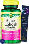 Black Cohosh Menopause Support Dietary Supplement Tablets Spring Valley - TrustMedUSA