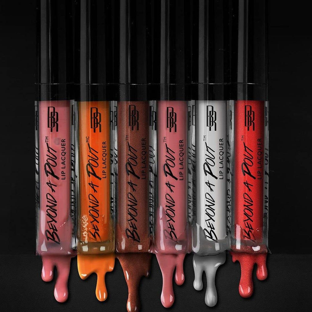 Black Radiance Beyond A Pout Lip Lacquer Lip Gloss, Extra Hot - TrustMedUSA