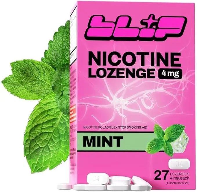 Blip NRT Nicotine Lozenge Mini's - 2mg Mint Flavor (27 Count) - Help Quit Smoking Aid, Reduce Cravings - Nicotine Replacement - TrustMedUSA