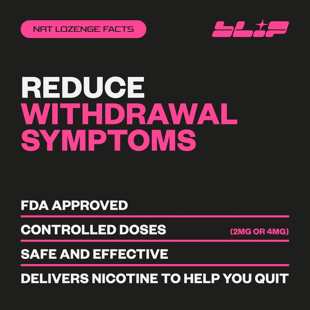 Blip NRT Nicotine Lozenge Mini's - 2mg Mint Flavor (27 Count) - Help Quit Smoking Aid, Reduce Cravings - Nicotine Replacement - TrustMedUSA