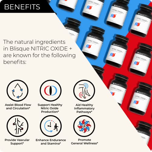 Blisque – Natural Nitric Oxide Booster Supplement for Blood Flow Support and Circulation - TrustMedUSA