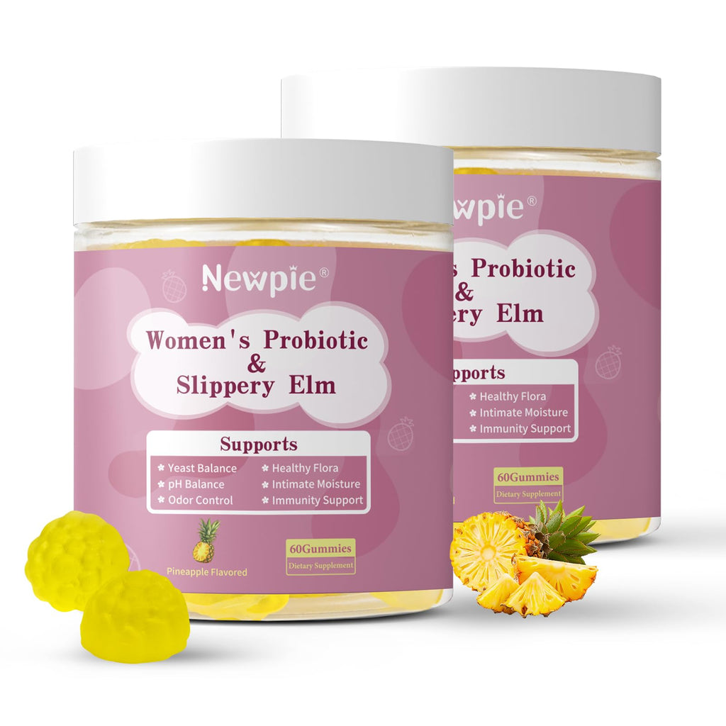 Blltzzz Her Juicy Women's Probiotic Gummies | Pineapple Flavor | Contains Slippery Elm and Probiotic Blend to Support Women's Intimate pH Balance, Gut Wellness and Overall Well-Being | 60 Gummies (2) - TrustMedUSA