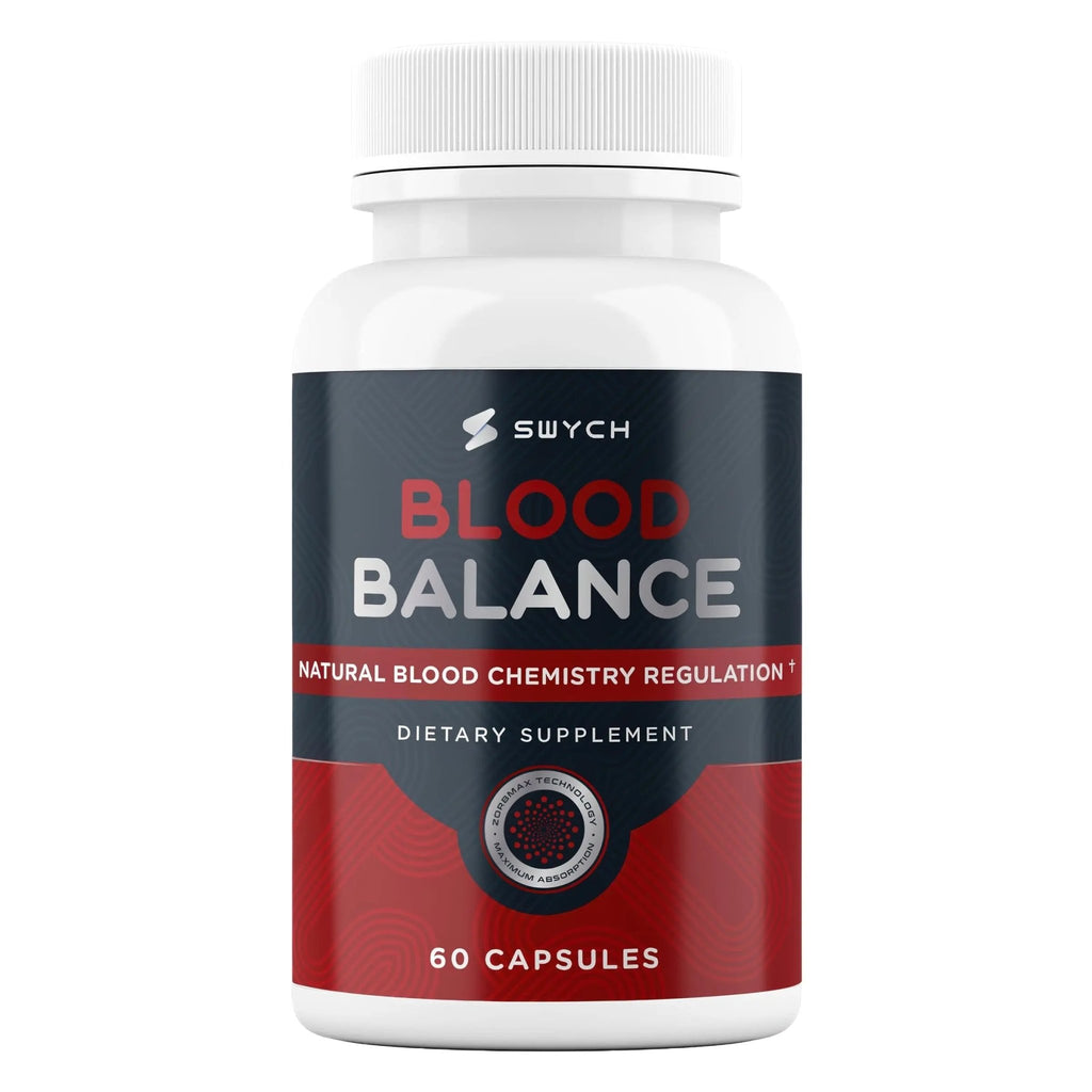 Blood Balance Supplement for Healthy Blood Support, Circulation, Metabolism & Vitality | Energy Formula with Premium Ingredients | Holistic Products to Support Cardiovascular Function – 60 Capsules - TrustMedUSA