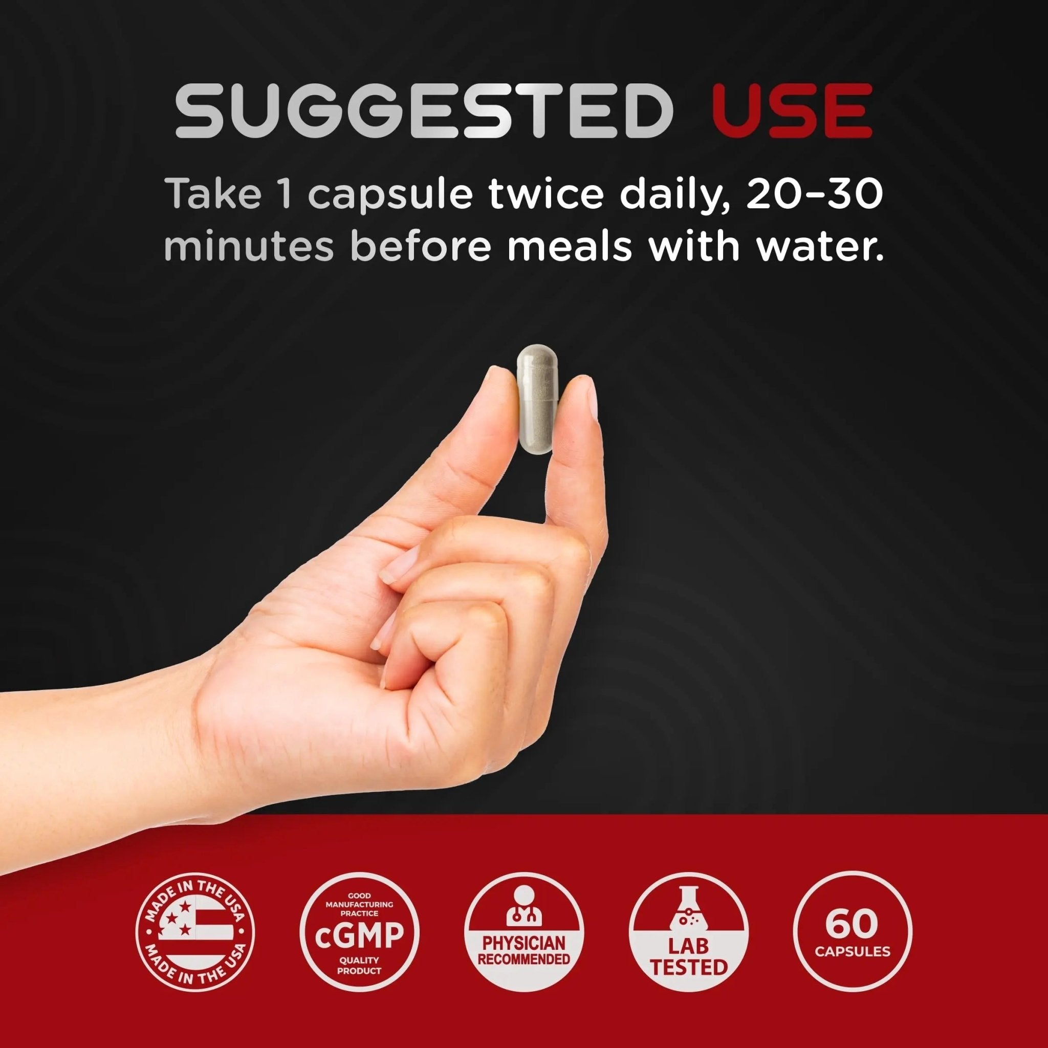 Blood Balance Supplement for Healthy Blood Support, Circulation, Metabolism & Vitality | Energy Formula with Premium Ingredients | Holistic Products to Support Cardiovascular Function – 60 Capsules - TrustMedUSA