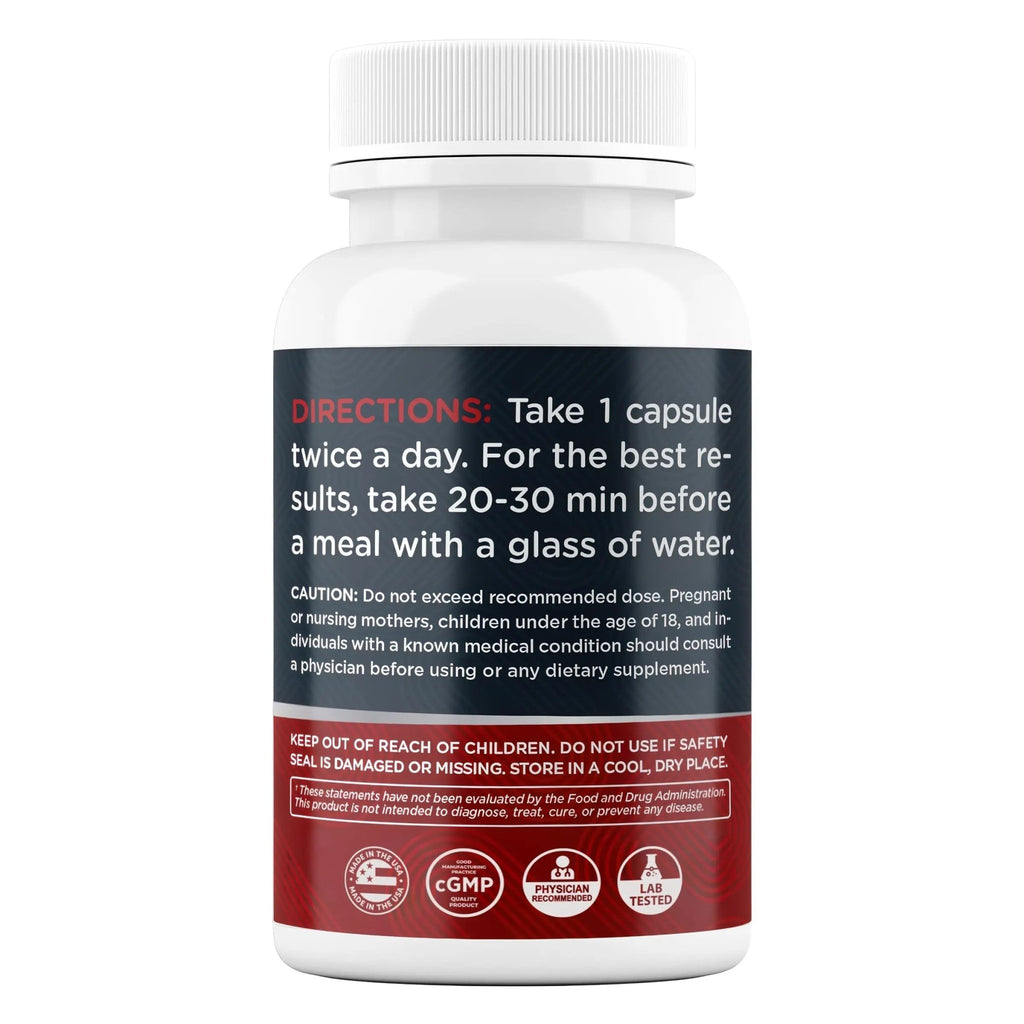 Blood Balance Supplement for Healthy Blood Support, Circulation, Metabolism & Vitality | Energy Formula with Premium Ingredients | Holistic Products to Support Cardiovascular Function – 60 Capsules - TrustMedUSA