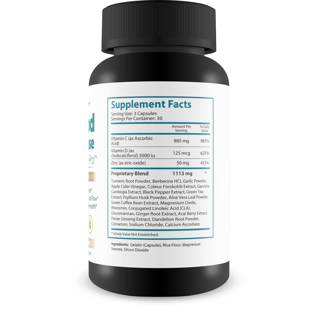 Blood Cleanse Cell Care Pro - Improved Formula - Our Best Blood Cleanse Detox - Cleanse Blood & Detox Body Cleanse - Full Body Cleanse - Sugar Detox Cleanse Pancreas Sweet Blood Cleanse Supplements - TrustMedUSA