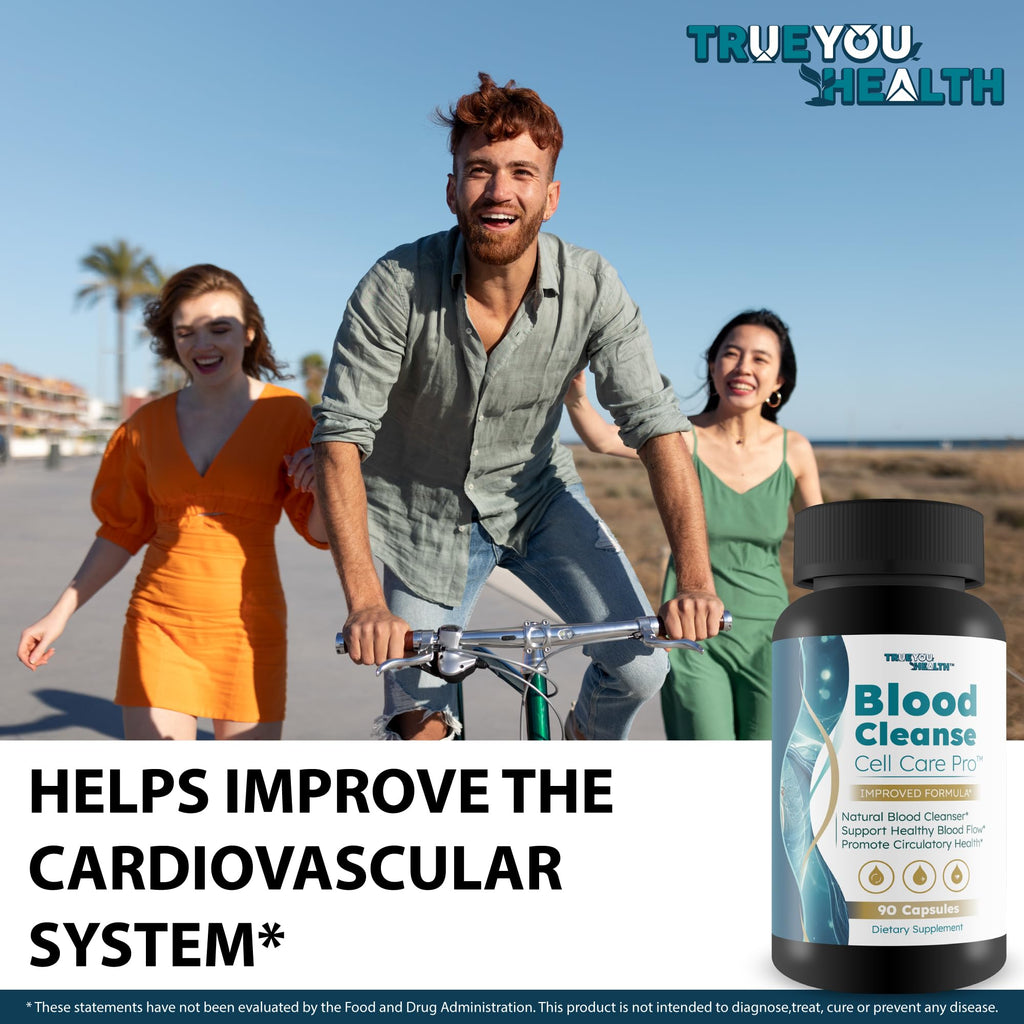 Blood Cleanse Cell Care Pro - Improved Formula - Our Best Blood Cleanse Detox - Cleanse Blood & Detox Body Cleanse - Full Body Cleanse - Sugar Detox Cleanse Pancreas Sweet Blood Cleanse Supplements - TrustMedUSA