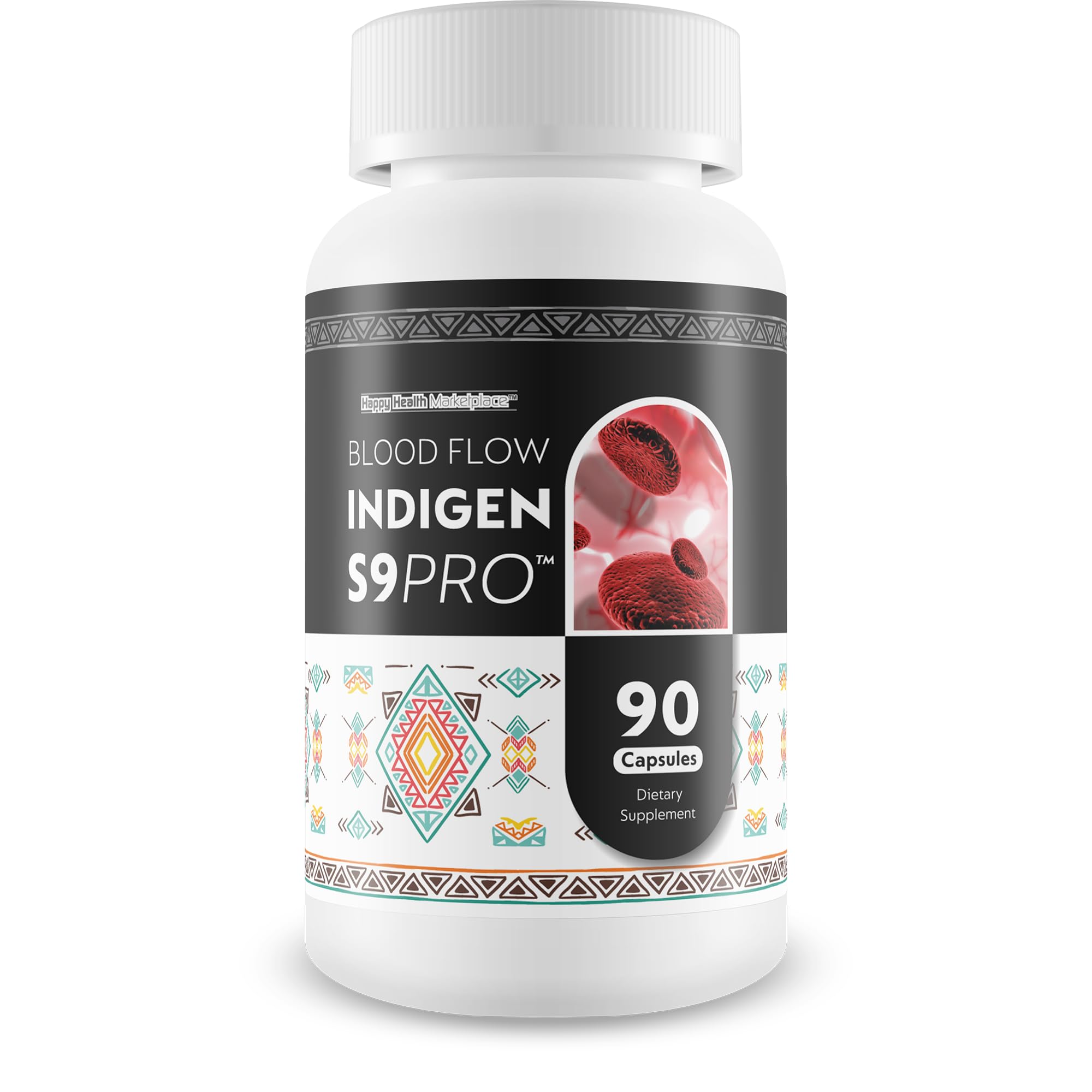 Blood Flow Indigen S9 Pro - Our Best Poor Circulation Supplements for Advanced Blood Flow Care - Blood Circulation Support - Blood Circulation Supplements for Healthy Blood Flow Help Blood Flow Pills - TrustMedUSA