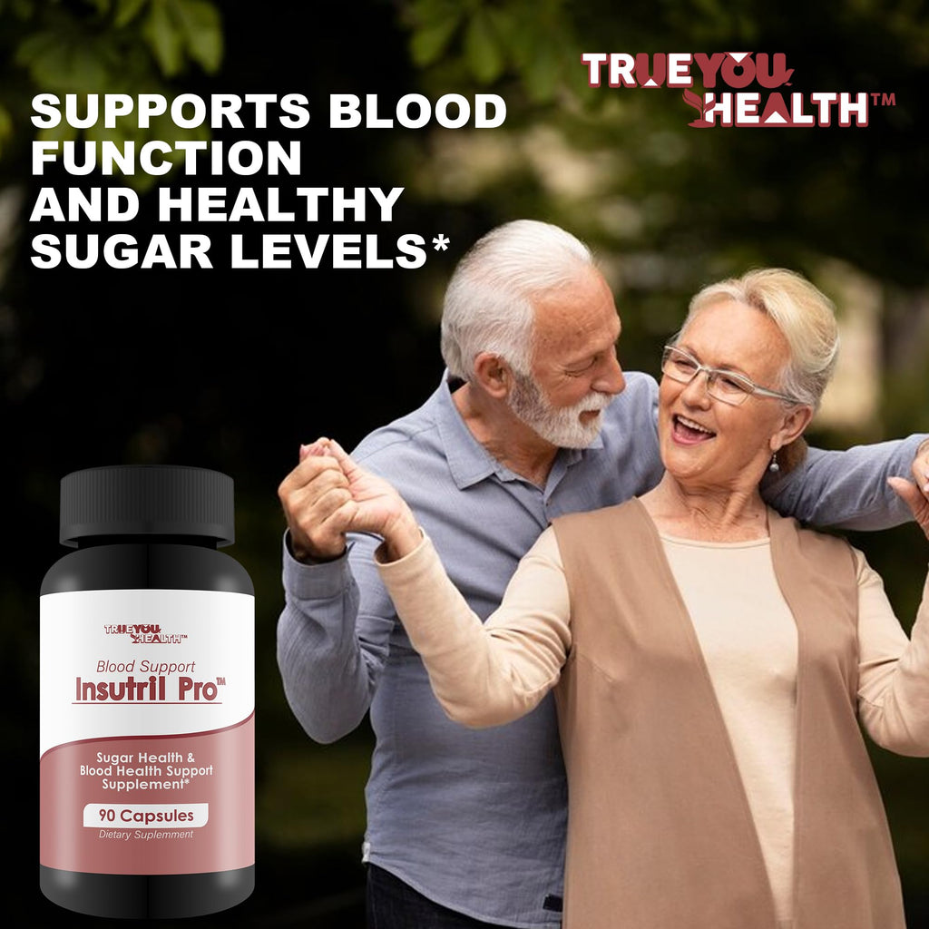 Blood Support Insutril Pro - Our Best Sugar Health & Blood Health Support Supplement - Circulatory Health Support - Blood Balance Blood Boost Blood Circulation Supplements - Health Blood Balance Pills - TrustMedUSA