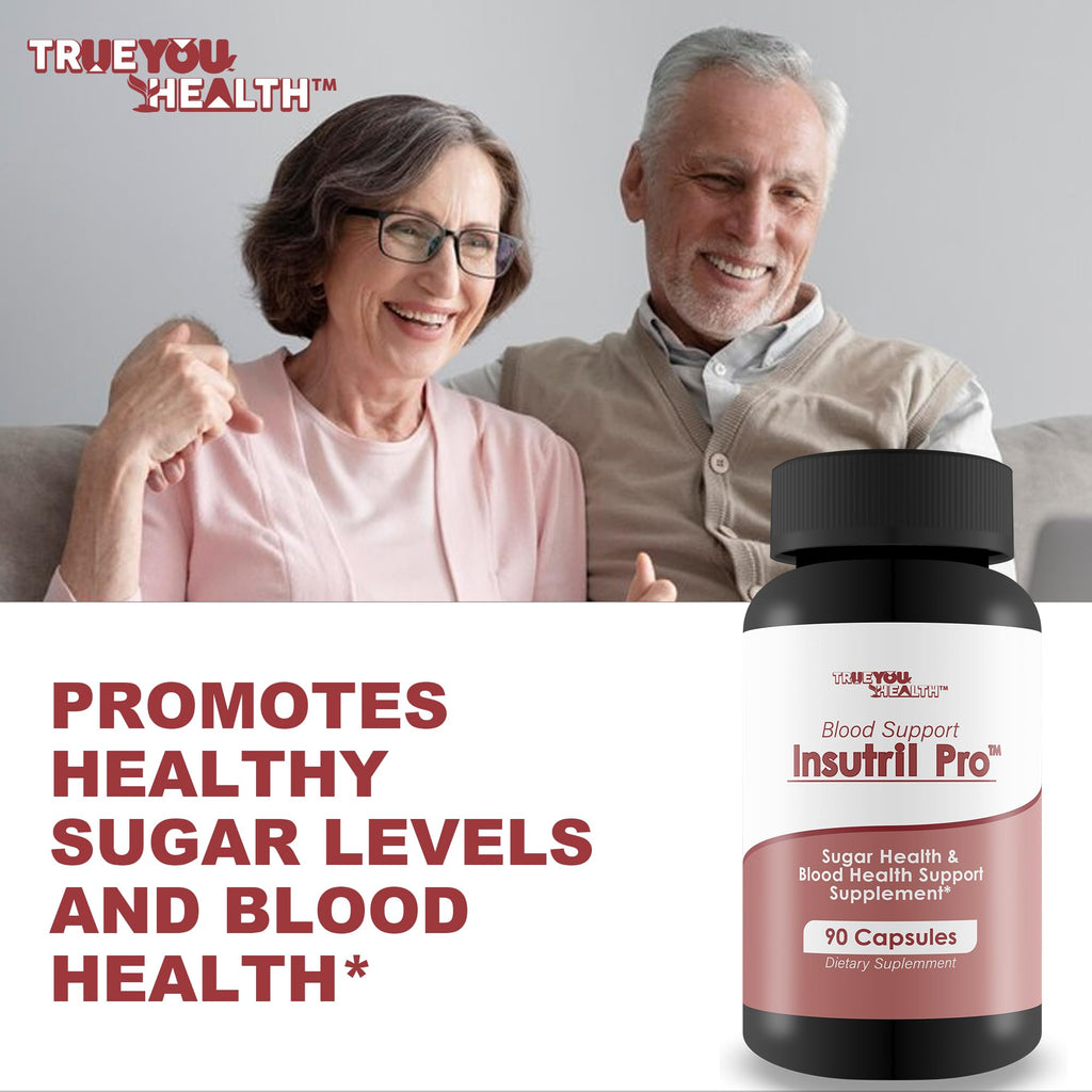 Blood Support Insutril Pro - Our Best Sugar Health & Blood Health Support Supplement - Circulatory Health Support - Blood Balance Blood Boost Blood Circulation Supplements - Health Blood Balance Pills - TrustMedUSA