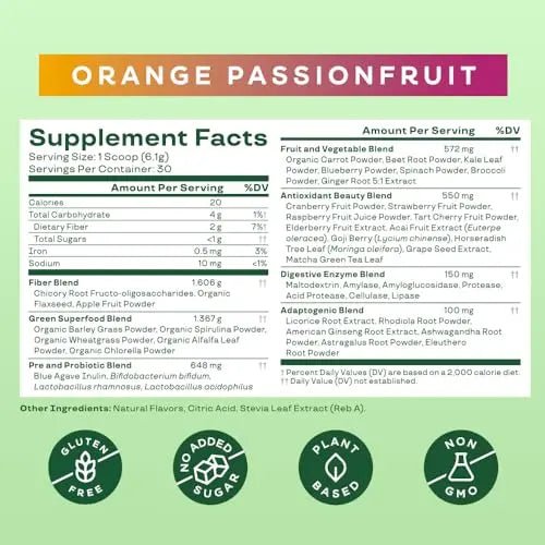 Bloom Nutrition Greens and Superfoods Powder for Digestive Health, Greens Powder - TrustMedUSA