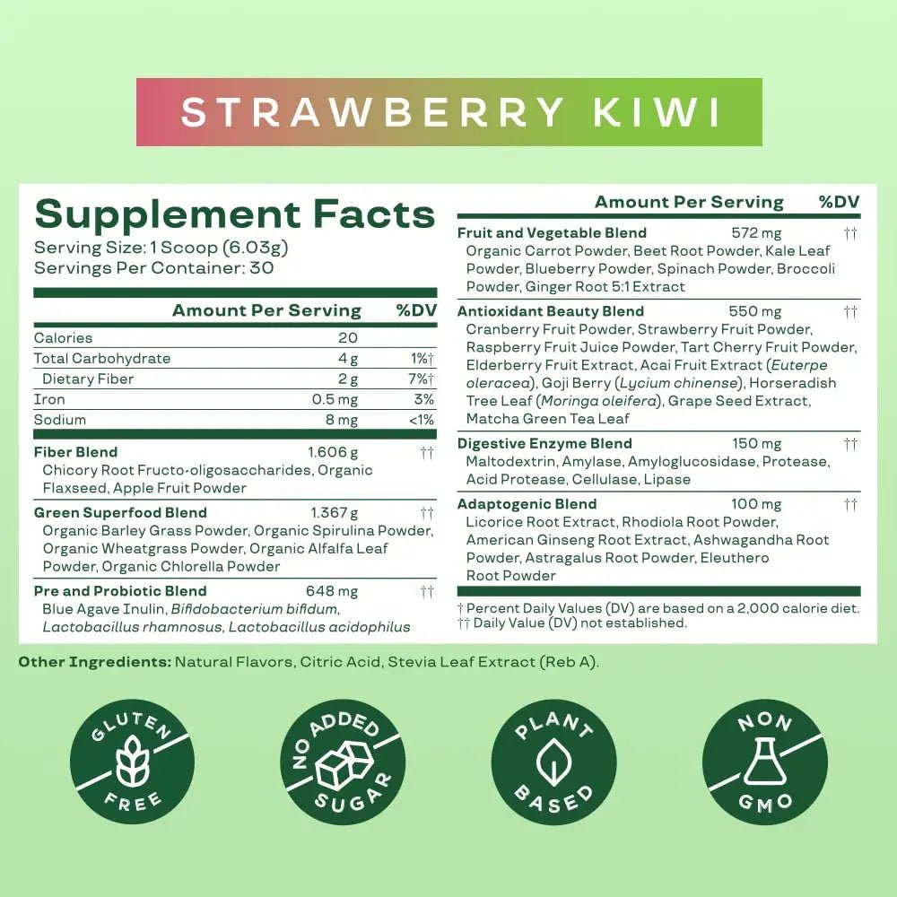 Bloom Nutrition Greens and Superfoods Powder for Digestive Health, Greens Powder - TrustMedUSA