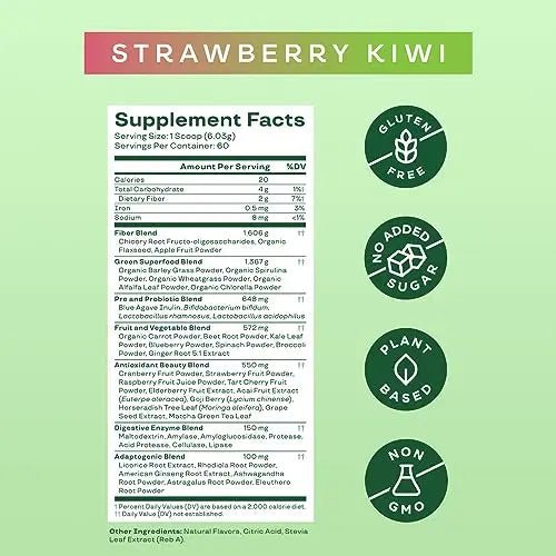 Bloom Nutrition Greens and Superfoods Powder for Digestive Health, Greens Powder - TrustMedUSA