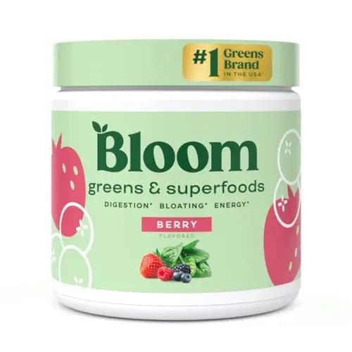 Bloom Nutrition Super Greens Powder Smoothie & Juice Mix (Berry) - TrustMedUSA