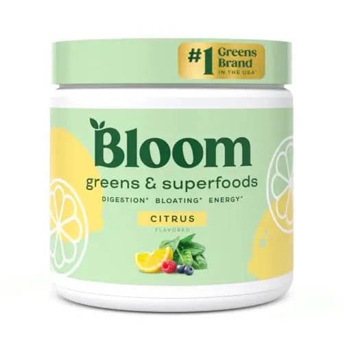 Bloom Nutrition Super Greens Powder Smoothie & Juice Mix (Citrus) - TrustMedUSA